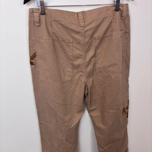 Sundance Shadow Garden Pants NEW with tags Size 14 Nougat - Picture 10 of 15